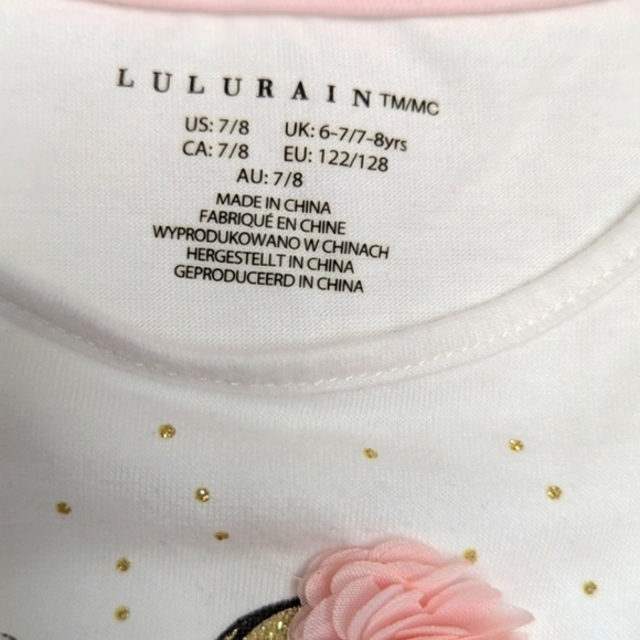 Lulurain Girls (Size 7/8) Ballerina Sleeveless Top With Tule Accents - Picture 6 of 7